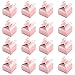 Dilightnews 50 Stück Süßigkeit Kästen, Rosa Schmetterling Süßigkeiten Schachtel, Schmetterling Geschenkbox Rosa, für Hochzeit Geburtstag Party Taufe Kommunion Weihnachten Baby Shower