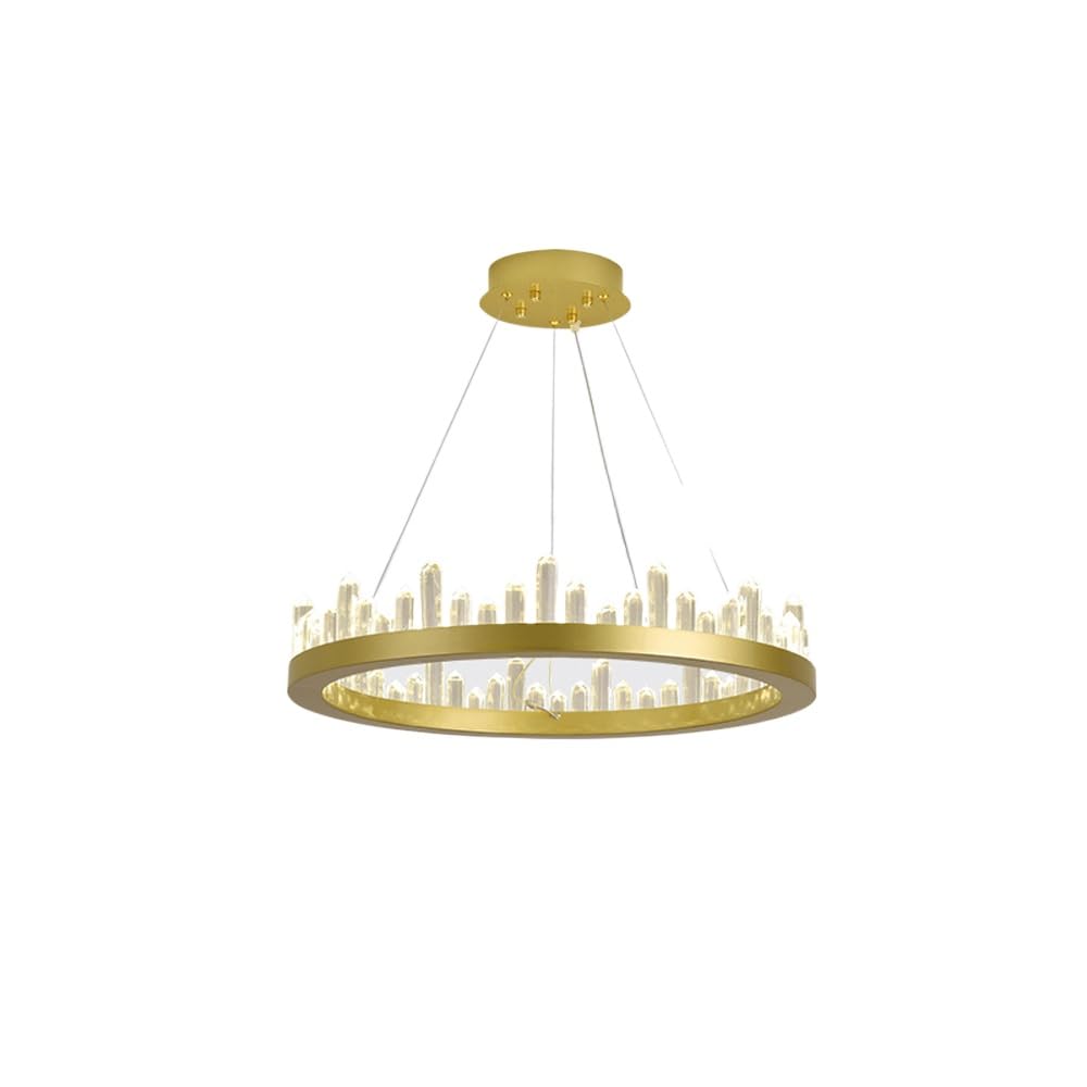 Lustre LED en cristal suspension scandinave pour en finir avec les pièces sombres et tristes