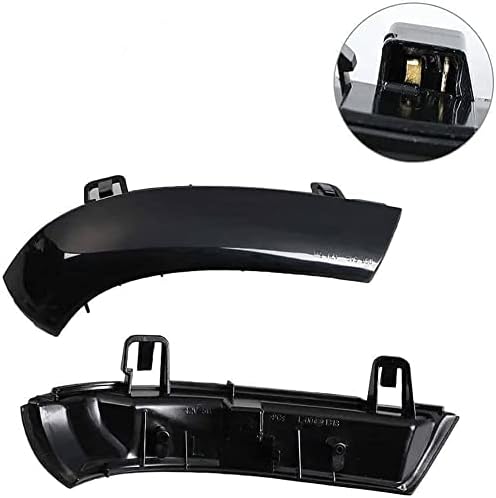 cantondz 1Pair LED Dynamic Turn Signal Light Side Wing Mirror Indicator Compatible With VW GOLF 5 GTI Jetta MK5 Passat B5.5 B6 Sharan Superb