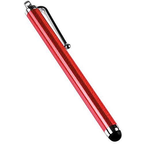 Ozone Compact Design And Very Light Metal Finish Universal Stylus Touch Screen Pen For Samsung Galaxy S4 Active i9295 - Red