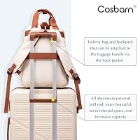 Cosbarn Luggage Sets, Lightweight Durable Hardshell 5 Piece Suitcase set — image 4