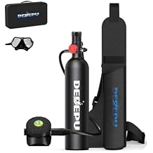 DEDEPU Scuba Tank 1L Diving Tank Lung Tank