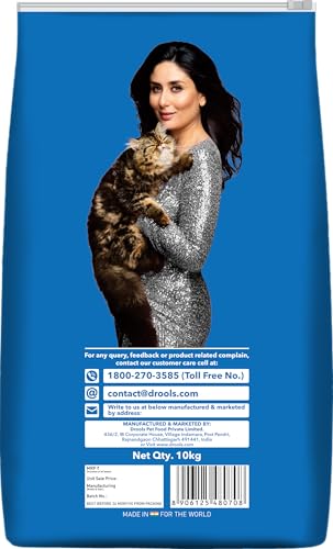 Image of Drools Cat Litter (for Multiple cat Breeds) 10 kg Pack | Lavender Flavour | Pet and People Friendly | Long Lasting Lavender Fragrance | Super Absorbent of Liquids