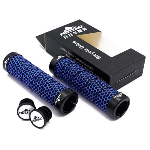 Trava dupla em forma de favo de mel, absorção de choque de poliuretano antiderrapante, alça de bicic