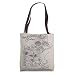 Historic New England Industries and Manufactured Goods Map Tote Bag