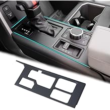 JDMCAR Central Control Gear Shift Panel Trim Cover Compatible with 2022 2023 2024 2025 2026 Toyota Tundra/Sequoia Accessories, Gear Shift Control Anti-Scratch Panel Decorative Sticker -Matte Black
