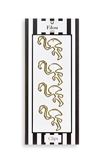 FILOU Clips de papel dorados/Metálicos de formas Cover