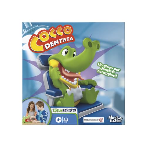 Hasbro Gaming Crocodile Dentist Game of Skill (B04081750) [may not be in English] Italian Version