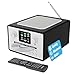Majority Homerton 2 Internet, DAB, FM Radio &amp; CD Player | 40 Presets | Universal Plug and Play | Spotify &amp; Podcasts | Black DAB Radio with Bluetooth, WiFi, Auxiliary Connectivity