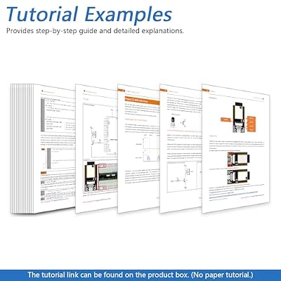 Freenove Basic Starter Kit for ESP32 CAM (Included), Dual-core 32-bit 240 MHz Microcontroller, Onboard Camera Wireless, Python C Code, 400-Page Detailed Tutorial, 141 Items, 58 Projects