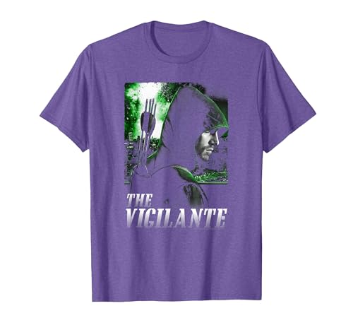 Arrow Star City Defender T-Shirt, Men, Purple Heather, Large