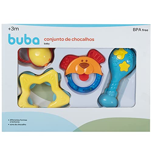 Buba Conjunto De Chocalhos Baby Buba Colorido