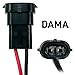 DAMA H11 H8 Wiring Harness Connector Extension Cable for Headlight & Fog Light Halogen Bulb 17