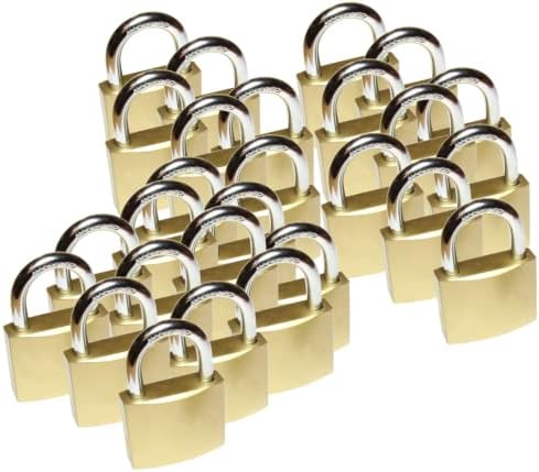 legunto® 6 x Padlock keyed Alike. Very Stable Padlocks with 36 Keys That fit Every Lock in The Set.