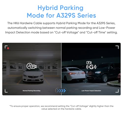 VIOFO Type-C HK6 Acc Hardwire Kit with 8PCS Full Set Circuit Fuse Tap for A329S Series, Support Hybrid Parking Mode, Automatic Voltage Display, Low Power Consumption by VIOFO - Image 7