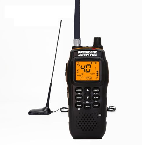 President Jerry AM/FM Handheld CB with Virginia F Antenna