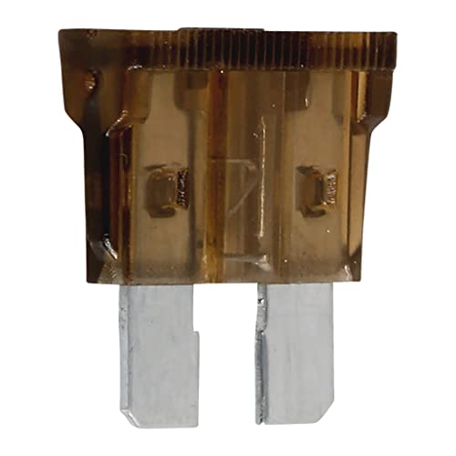 OROK - Lot de 10 fusibles 7.5A enfichables Marron, fusible Voiture 7.5A, fusible Plat 7.5A - pour Tous Types de véhicules (véhicules Utilitaire, engins agricoles...) - Fusibles Plats pour Auto