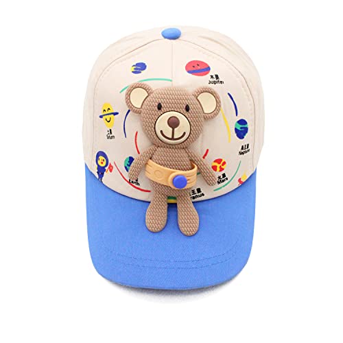 Image of VRITRAZ Unisex Kids Baseball Cap | Soft Cotton Adjustable Sun Hat for Boys & Girls | Casual Outdoor Summer Wear (4-12 Year)