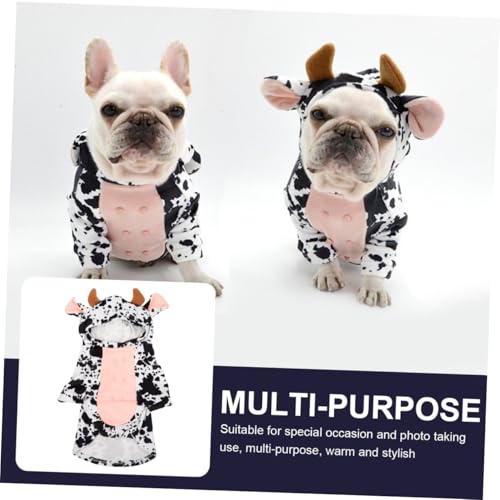 Disfraz para perro Abaodam diseño de vaca talla L miniatura 7