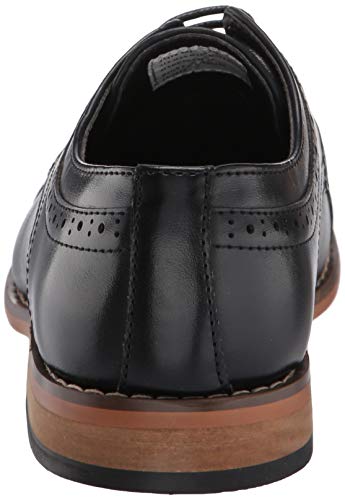 Stacy Adams Boys' Dickinson Cap-Toe Oxford, Black, 3 M Us Big Kid #TOP2
