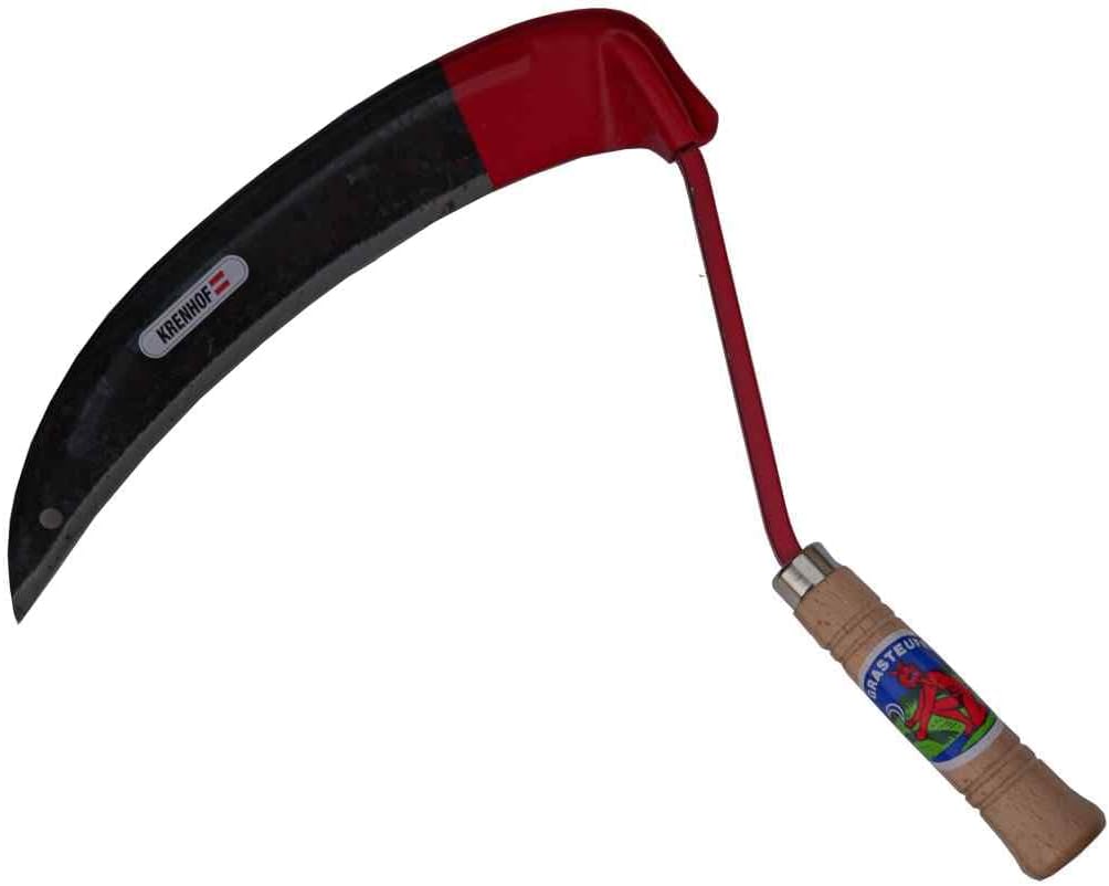 Hand Scythe - Oil Hardened peenable Sheet Steel Blade - Hand Reaping Hook - Made in Austria