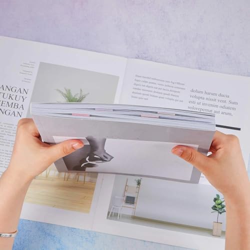 10 Stücke Magnetische Lesezeichen Magnet Seiten Markierungen Verschiedene Buch Markierungen für Schüler zum Lesen (Klassischer Stil, 2,3 x 0,8 Zoll)
