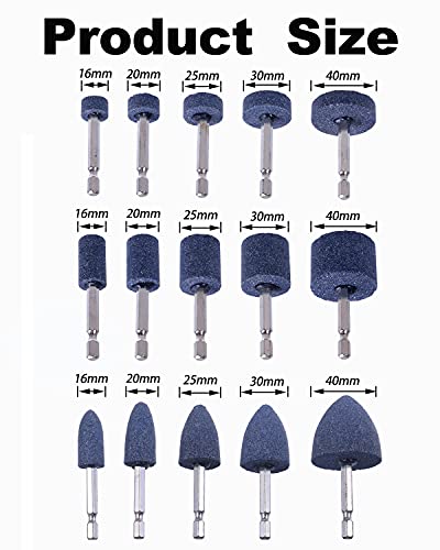 Rocaris 15 Pack Abrasive Mounted Stone Flap Wheel thumb #3