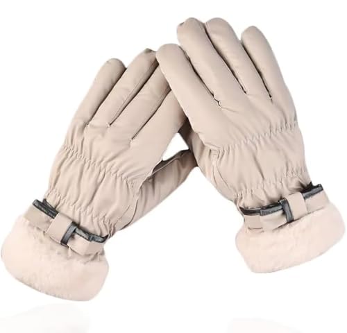 OVOY Womens Windproof Waterproof Thermal Touchscreen Outdoor Gloves Winter Warm Snow Gloves for Skiing Cycling