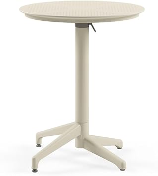 Tilia Moon Katlan r Masa  60 cm - Bah e, Balkon, Kafe, Restoran  in,   ve D  Mekan Bej