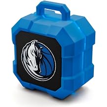 SOAR NBA Shockbox LED Wireless Bluetooth Speaker - Water Resistant IPX4, 5.0 Bluetooth with Over 5 Hours of Play Time - Small Portable Speaker - Officially Licensed NBA, Perfect Home & Outdoor Speaker