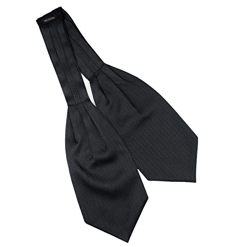 Image of Peluche Stunning Alley Black Cravat for Men