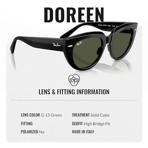Ray-Ban RB2286 DOREEN Square Shaped Sunglasses for Men & Women with Official RAYBAN Eyewear Kit4