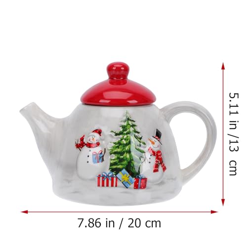 Jarra de leche de cerámica para tus desayunos navideños de estilo nórdico retro 3