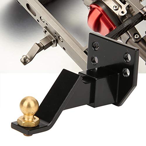 VGEBY RC Anhängerhaken 1/10 Metall Anhängerkupplung Schäkel Anhängerhaken für D90 RC SCX10 CC01 DIY Zubehör(Schwarz)