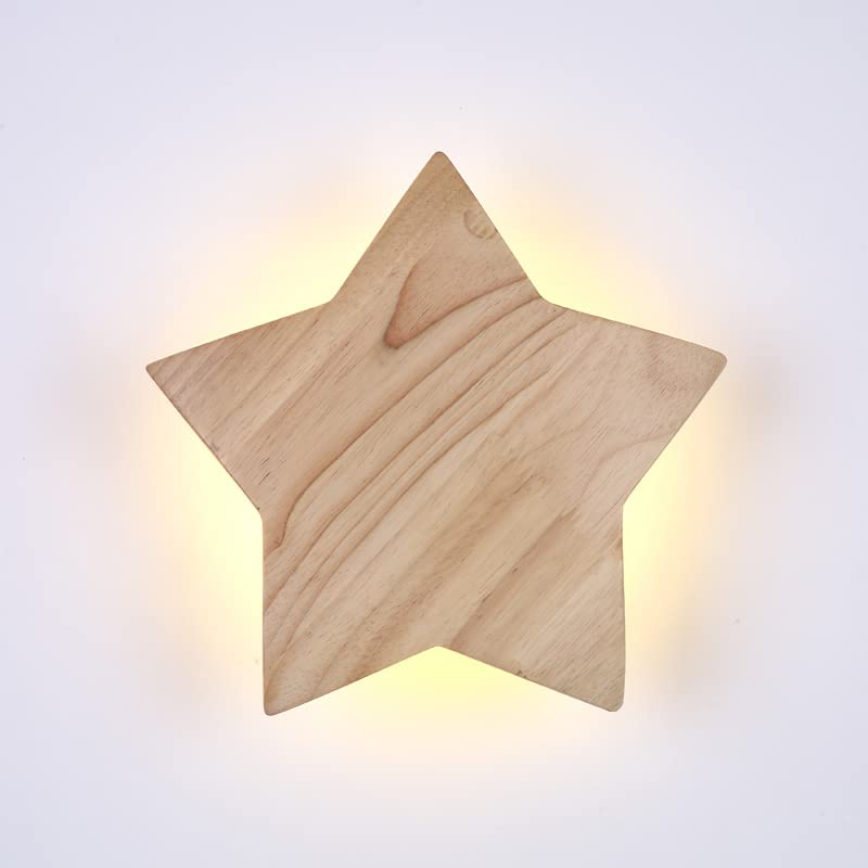 Lámpara de pared de estrella LED para iluminar con elegancia tu terraza, balcón o dormitorio