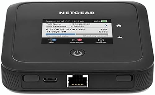 Miniatura 3 de Netgear Nighthawk 5G Pro MR5100 - Router de punto de acceso móvil AT&amp;T con la última tecnología Wi-Fi 6, seguro y rápido (Negro) (renovado)