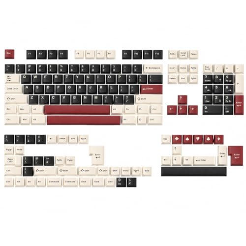 Image of Fogruaden PBT Keycaps Set, Cherry Profile Custom Keycap for Mechanical Keyboard Keycaps(Cherry Luoma)