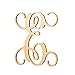 UNFINISHEDWOODCO Single Vine Unfinished Monogram "E" Decorative Letter, 13-Inch