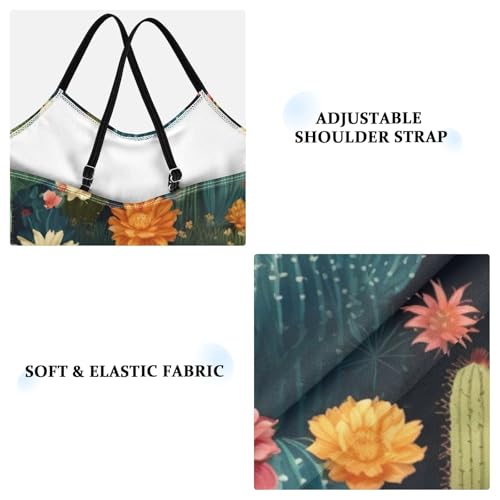 Cactus Flowers Floral Girls One Piece Swimsuit Beach Swimwear 208502253