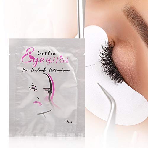 Preisvergleich Produktbild FrimX Augenpads für Wimpernverlängerung Augen Gel Pads Fusselfrei Wimpernpads mit Hydrogel für Wimpern Extensions 50 STÜCK