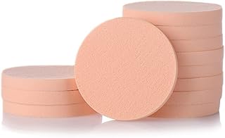 20 Pcs Set Round Makeup Sponge Soft Facial Powder Puff Cosmetic Foundation Blender Powder Puff For Dry And Wet (skin color)