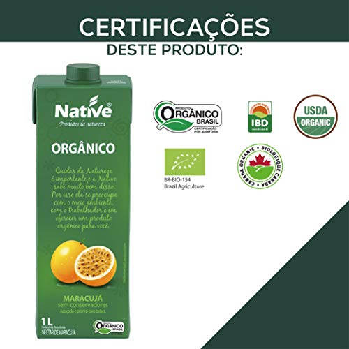 Néctar de Maracujá Orgânico Native 1L