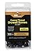 Qualihome #6 Coarse Thread Sharp Point Drywall Screw with Phillips Drive #2 Bugle Head, 1 Lb / Pound, Black, Ideal Screw For Drywall Sheetrock, Wood and More, 3/4 Inch, 400 Pack