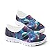 JUDENTIDOS Planet Space Stars Sneakers for Women Light Slip on Loafers Flats Sneakers Fashion Outdoor Walking Running Shoes