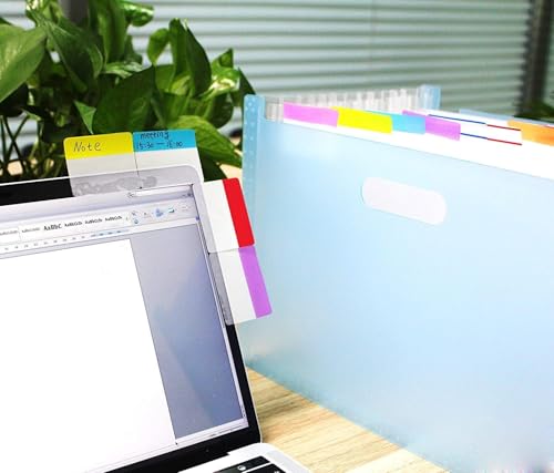Page Marker Set 400 Stück Index Haftmarker 20 Sets 10 Farben Haftnotizen Tabs Klebezettel Haftstreifen Tabs Sticky Notes Selbstklebend für Lesen Markieren von Seiten Lernen