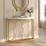 Nombreuses utilisations : 110 cm L x 35 cm l comme table de console, table de couloir, table d'entrée, table de foyer ou table basse dans le salon