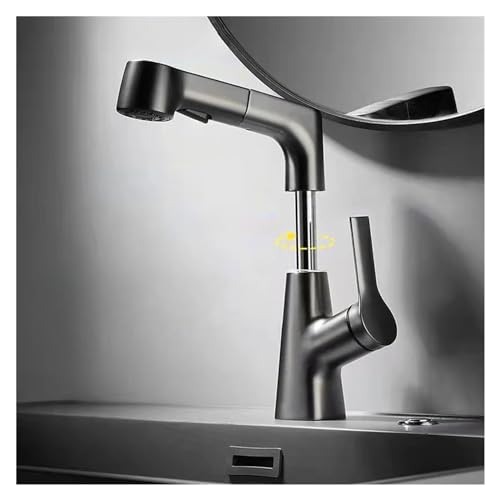 Mélangeur de lavabo à rotation 360° pour simplifier l'accès à l'eau - 3