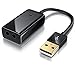Produktbild CSL - USB Soundkarte extern - 7.1 Virtuell 3D Surround - für Computer Notebook Ultrabook Tablet-PC - Plug and Play