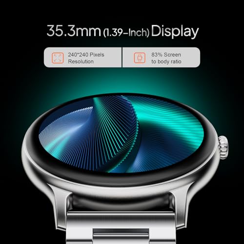 Fire-Boltt Newly Launched Phoenix Ultra Blaze Luxury Stainless Steel, Bluetooth Calling Smart Watch, AI Voice Assistant, Metal Body with 120+ Sports Modes, SpO2, Heart Rate Monitoring (Silver) (Image - 4)