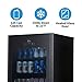 NewAir 125 Can Beer Froster, Mini Fridge, Small Drink Dispenser Machine, Freestanding Beer Freezer, Refrigerator and Cooler in Black - Frosts Drink to 23F, for Office or Bar with Adjustable Shelves